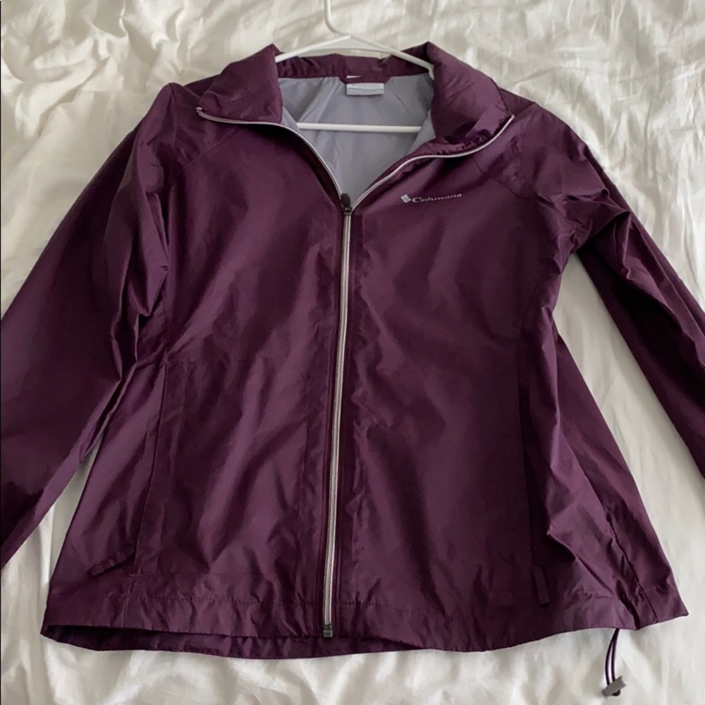 Purple Columbia Rain Jacket